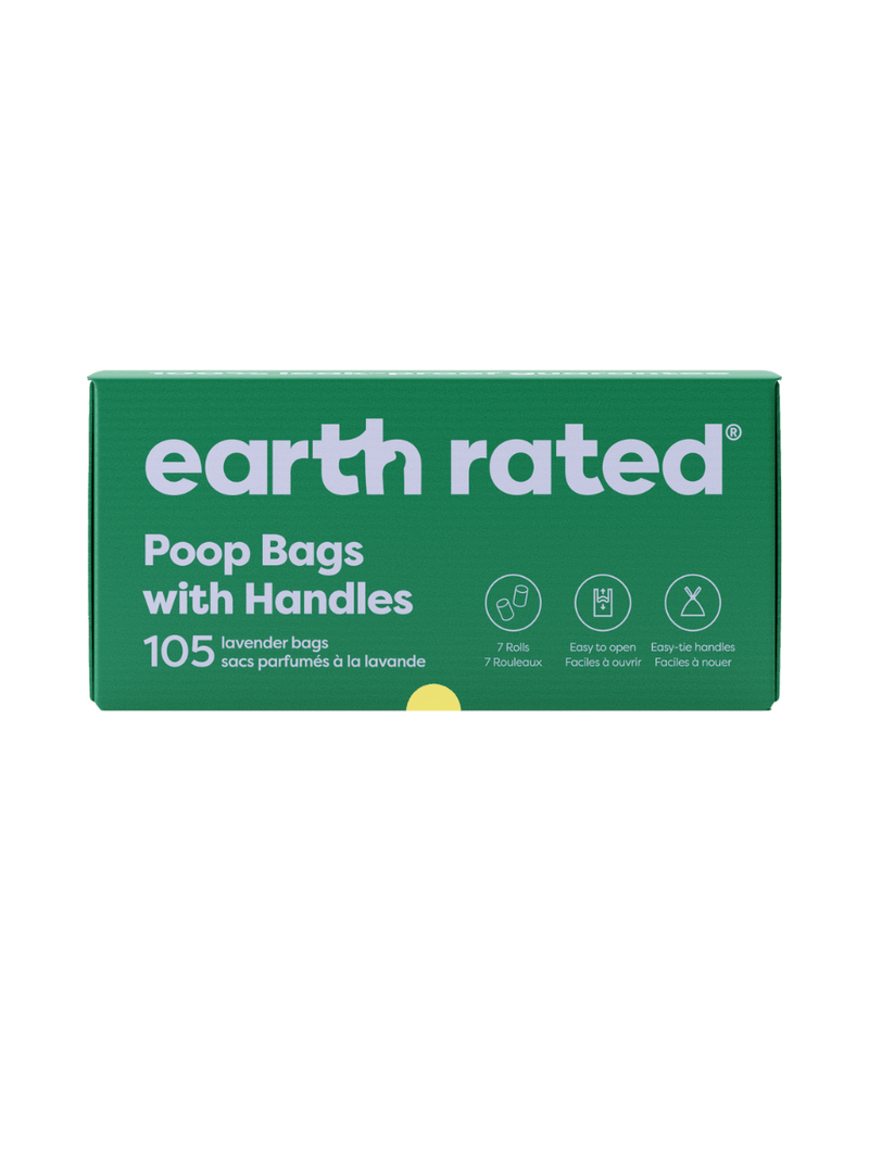 Dog Poop Bags With Handles on a Roll V7